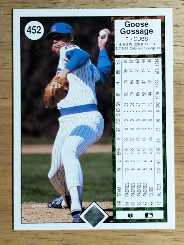 1989 Upper Deck #452 Rich Gossage