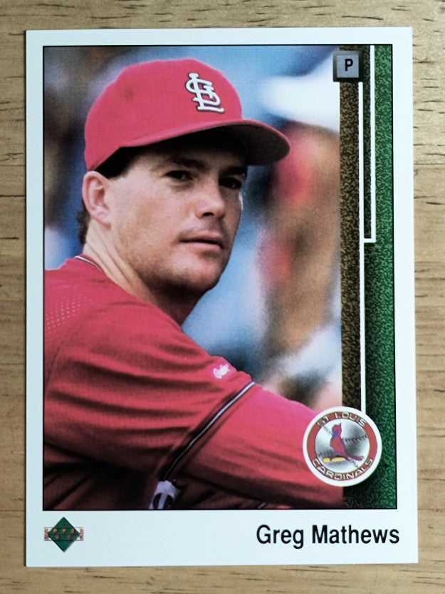 1989 Upper Deck #531 Greg Mathews