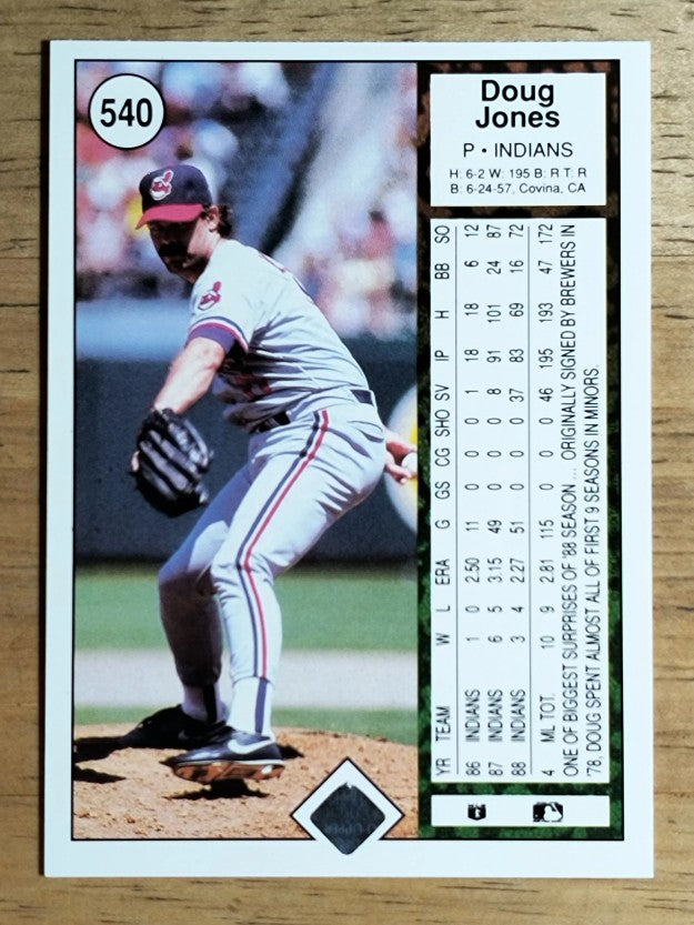1989 Upper Deck #540 Doug Jones