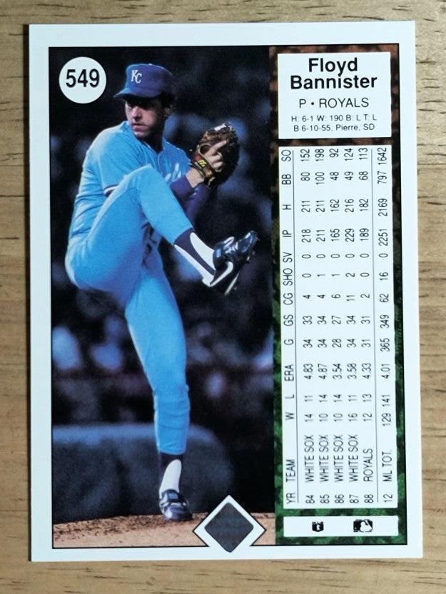 1989 Upper Deck #549 Floyd Bannister