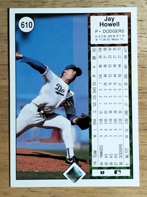 1989 Upper Deck #610 Jay Howell