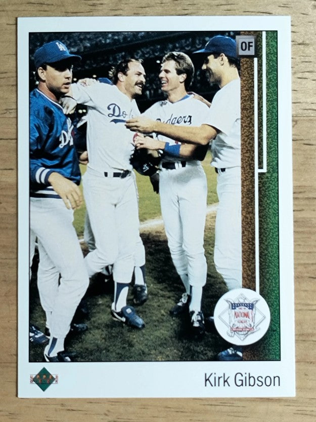 1989 Upper Deck #662 Kirk Gibson NL MVP