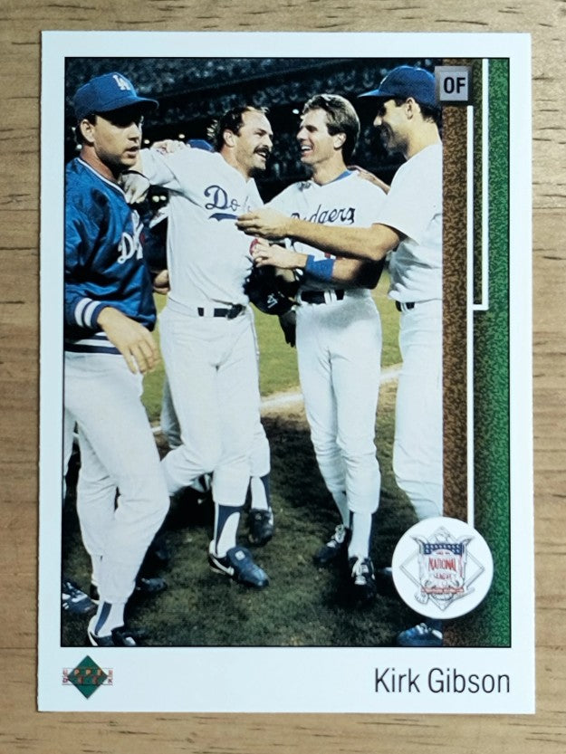 1989 Upper Deck #662 Kirk Gibson NL MVP