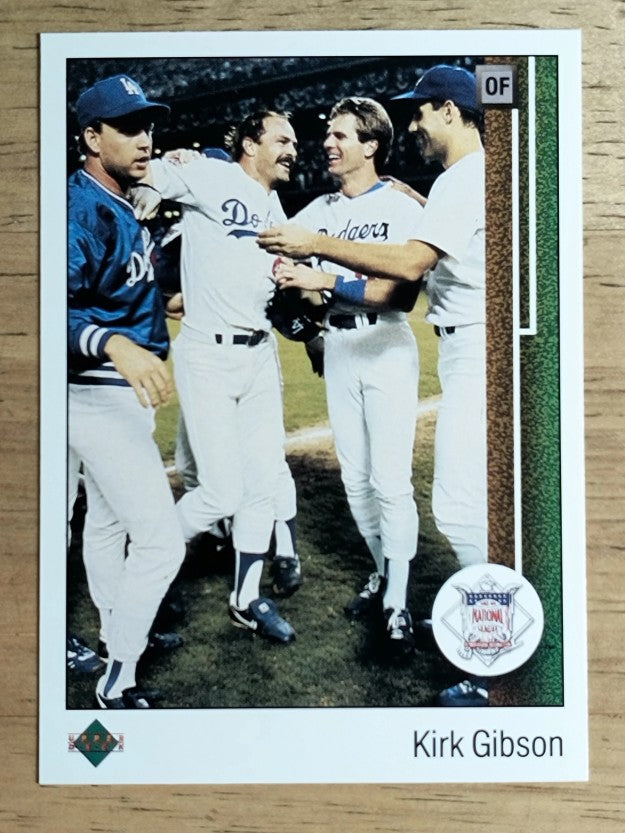 1989 Upper Deck #662 Kirk Gibson NL MVP