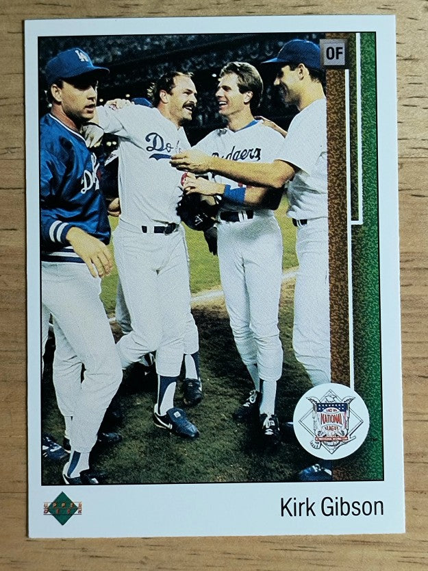 1989 Upper Deck #662 Kirk Gibson NL MVP