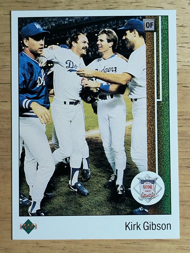 1989 Upper Deck #662 Kirk Gibson NL MVP