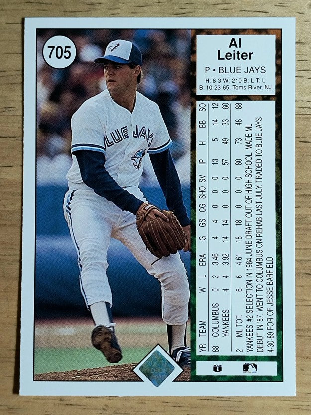 1989 Upper Deck #705 Al Leiter