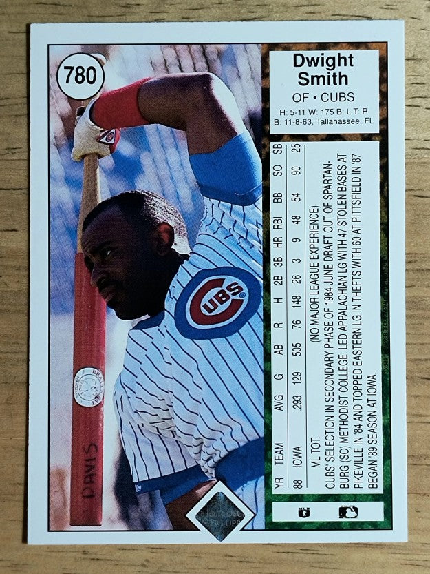 1989 Upper Deck #780 Dwight Smith RC
