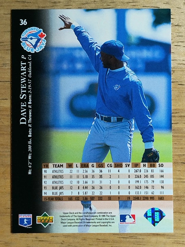 1995 Upper Deck #36 Dave Stewart