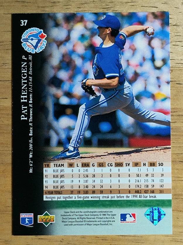 1995 Upper Deck #37 Pat Hentgen