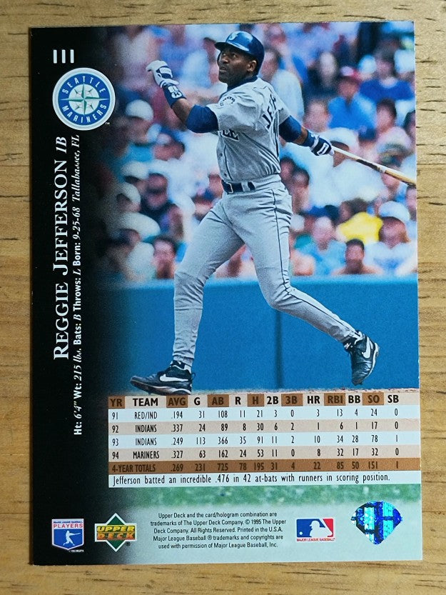 1995 Upper Deck #111 Reggie Jefferson