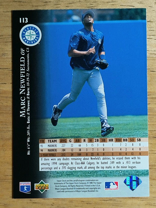 1995 Upper Deck #113 Marc Newfield