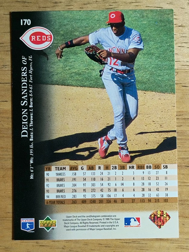 1995 Upper Deck #170 Deion Sanders