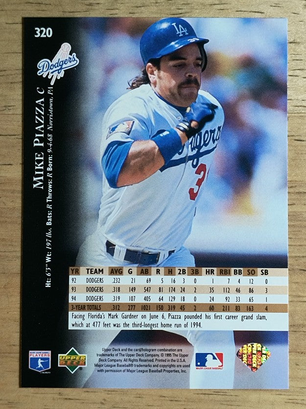 1995 Upper Deck #320 Mike Piazza