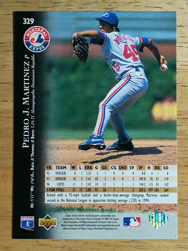 1995 Upper Deck #329 Pedro Martinez