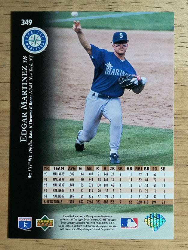 1995 Upper Deck #349 Edgar Martinez