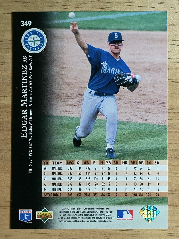 1995 Upper Deck #349 Edgar Martinez