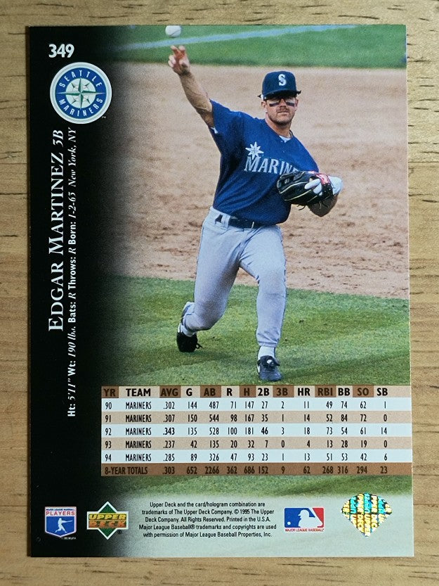 1995 Upper Deck #349 Edgar Martinez