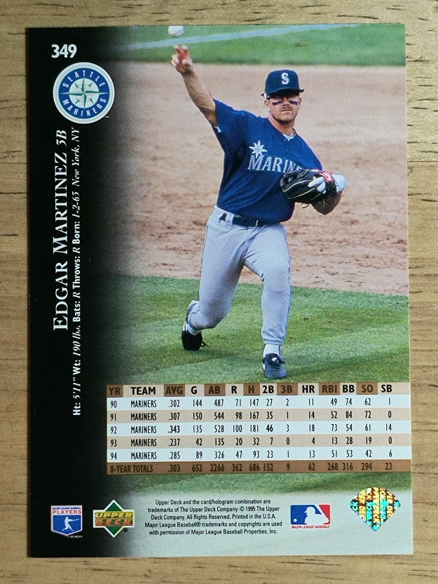 1995 Upper Deck #349 Edgar Martinez