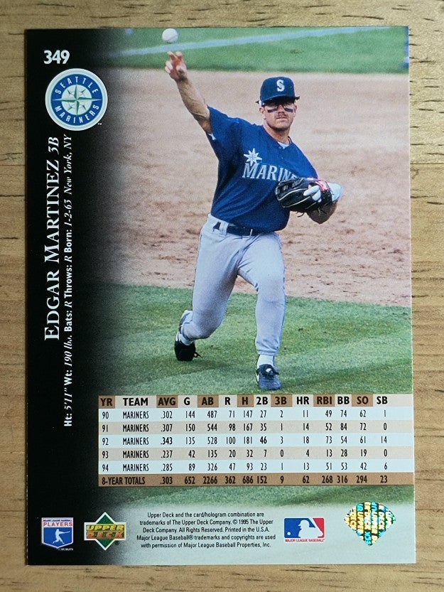 1995 Upper Deck #349 Edgar Martinez