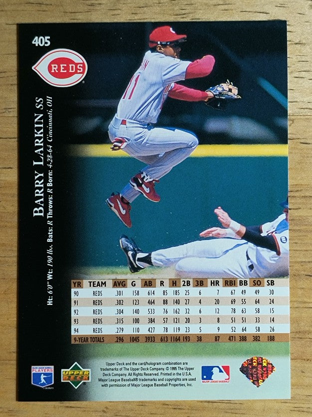 1995 Upper Deck #405 Barry Larkin