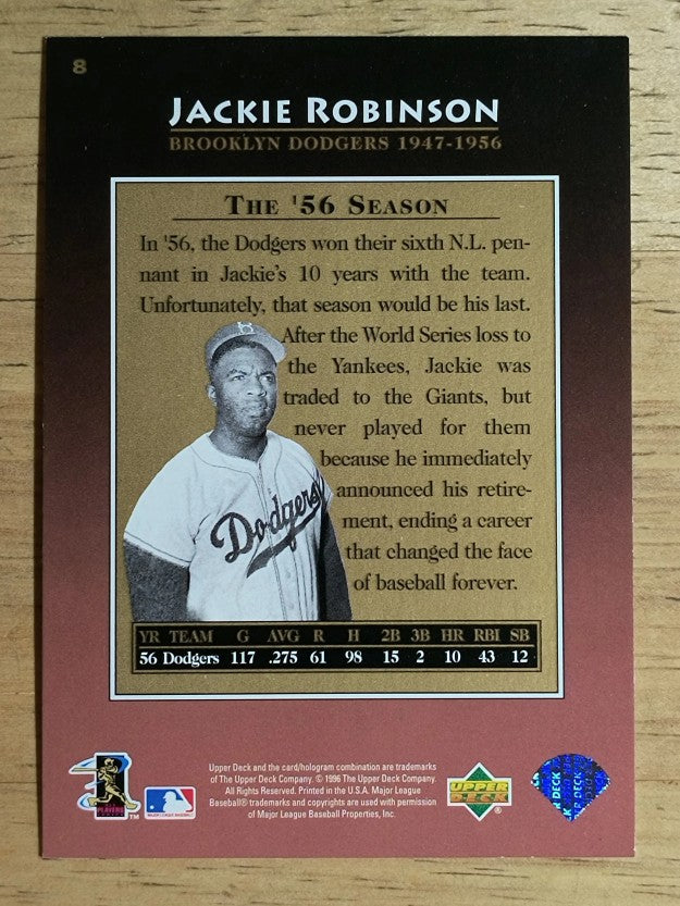 1997 Upper Deck #8 Jackie Robinson