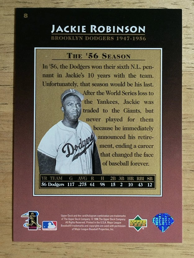 1997 Upper Deck #8 Jackie Robinson