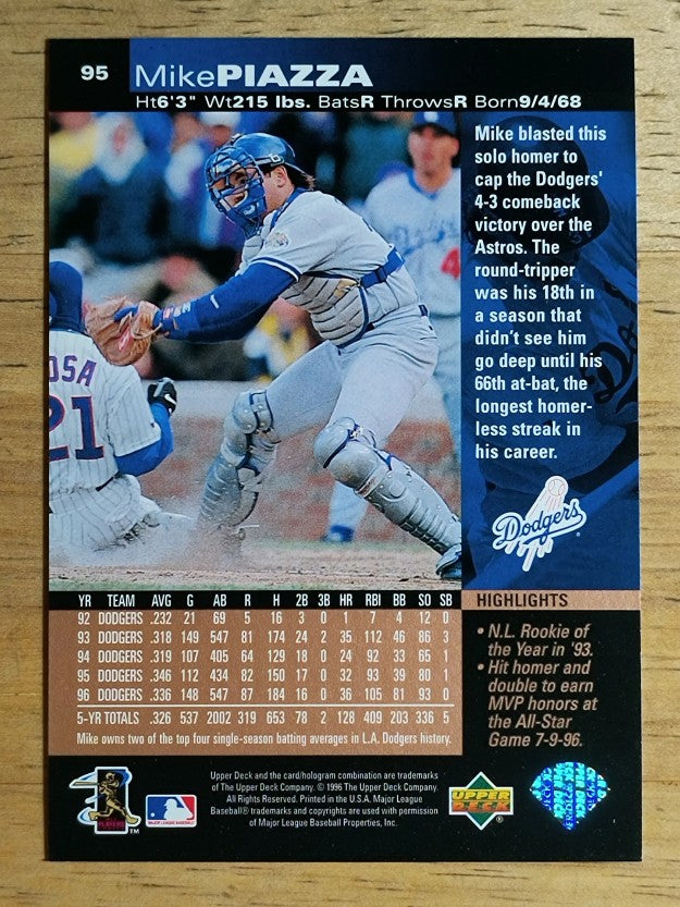 1997 Upper Deck #95 Mike Piazza