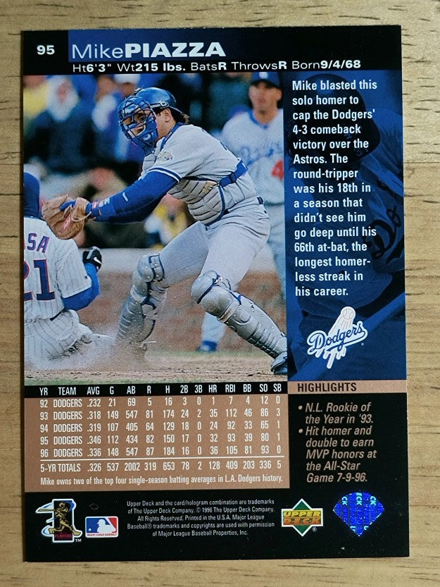 1997 Upper Deck #95 Mike Piazza