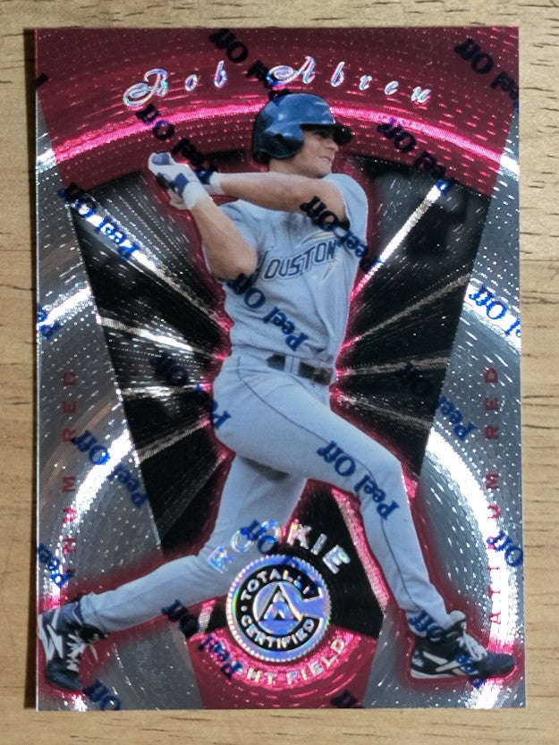 1997 Pinnacle Totally Certified Platinum Red #117 Bob Abreu