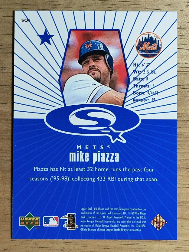 1999 UD Choice StarQuest #6 Mike Piazza