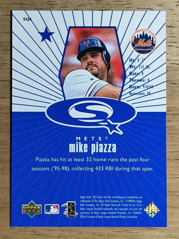 1999 UD Choice StarQuest #6 Mike Piazza