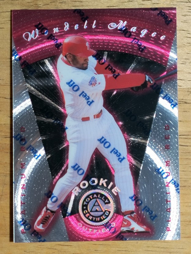 1997 Pinnacle Totally Certified Platinum Red #130 Wendell Magee