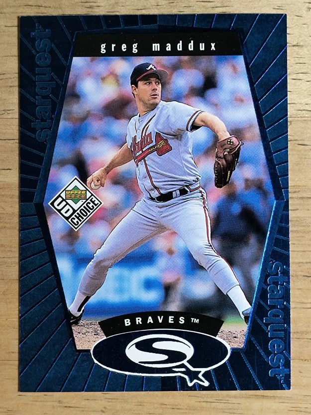 1999 UD Choice StarQuest #11 Greg Maddux