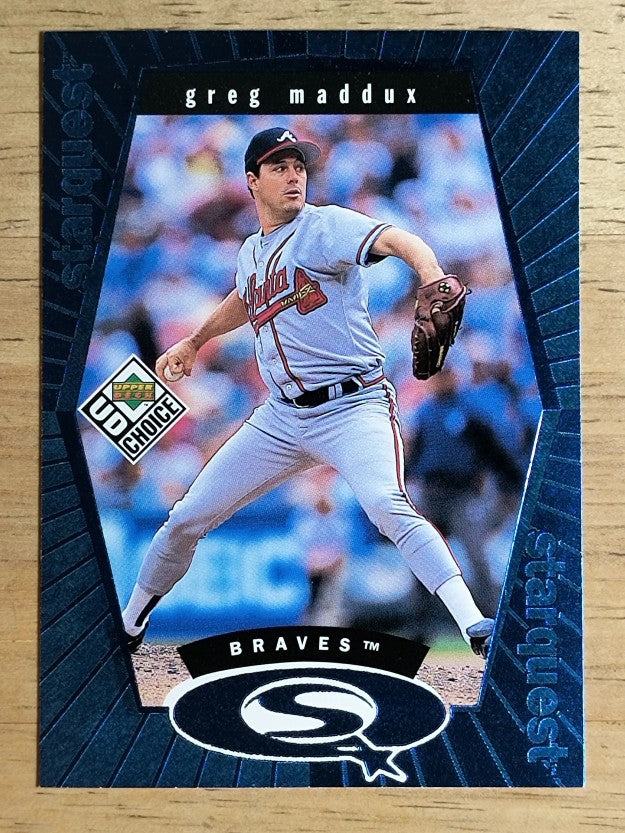 1999 UD Choice StarQuest #11 Greg Maddux