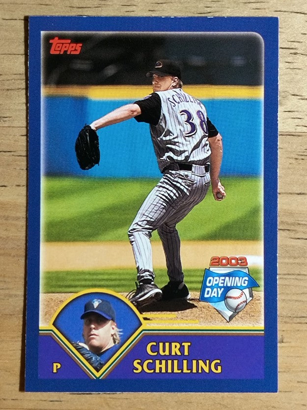 2003 Topps Opening Day Stickers #60 Curt Schilling