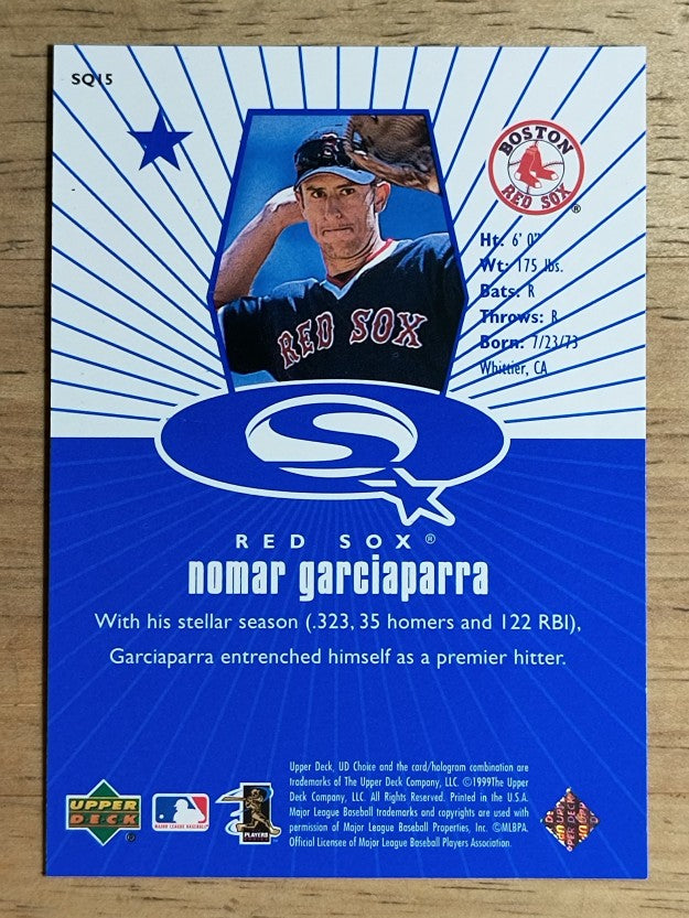 1999 UD Choice StarQuest #15 Nomar Garciaparra