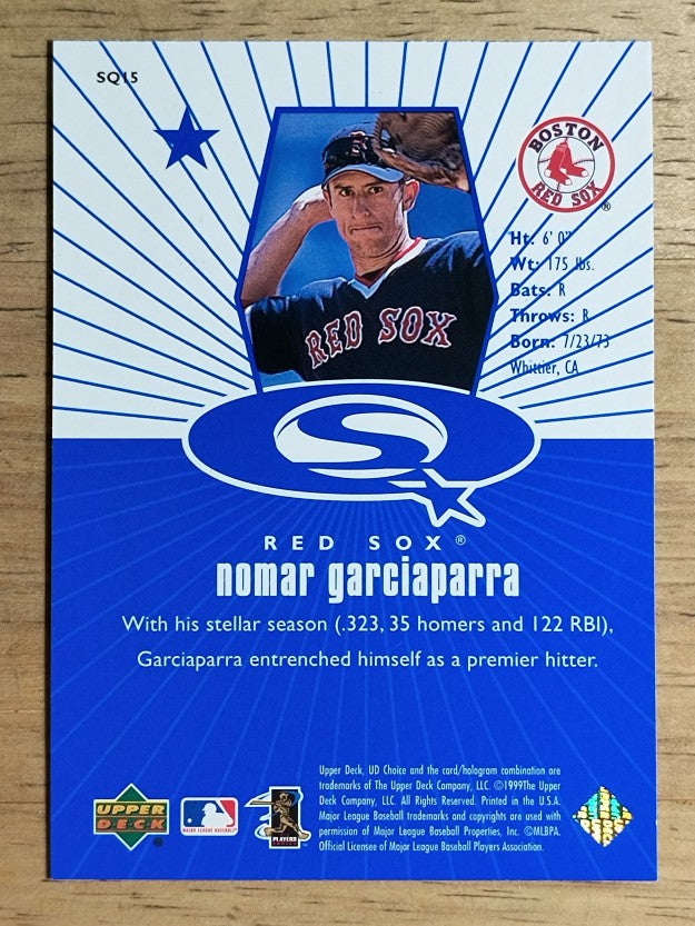 1999 UD Choice StarQuest #15 Nomar Garciaparra