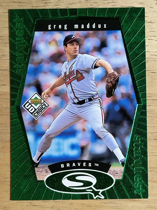 1999 UD Choice StarQuest Green #11 Greg Maddux