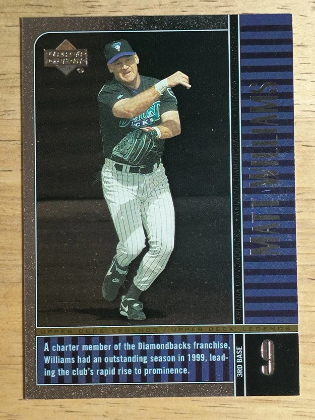 2000 Upper Deck Legends #26 Matt Williams