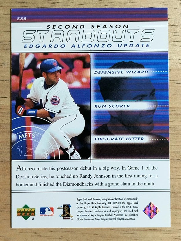 2000 Upper Deck MVP Second Season Standouts #SS8 Edgardo Alfonzo