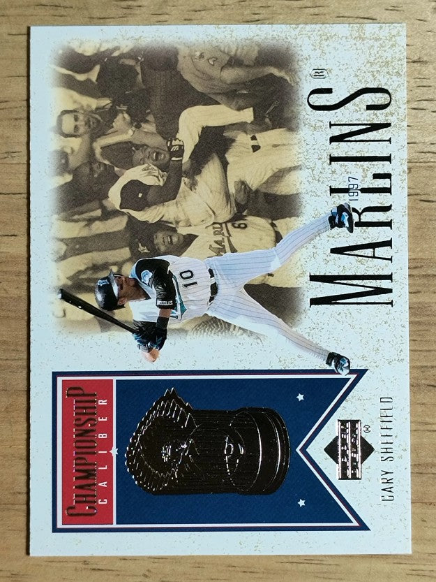 2002 Upper Deck Championship Caliber #CC4 Gary Sheffield