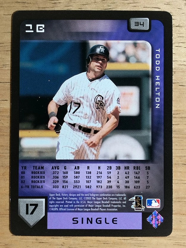 2003 Upper Deck Victory #34 Todd Helton