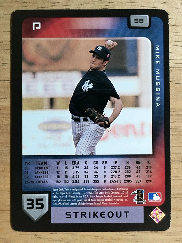 2003 Upper Deck Victory #58 Mike Mussina