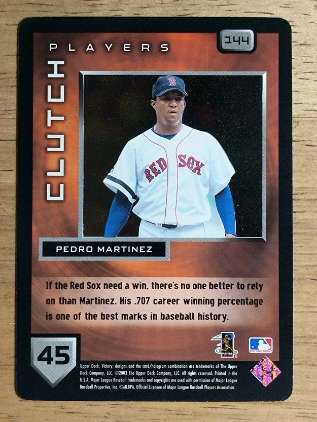 2003 Upper Deck Victory #144 Pedro Martinez CP