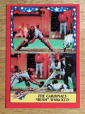 1988 Fleer World Series #2 Randy Bush