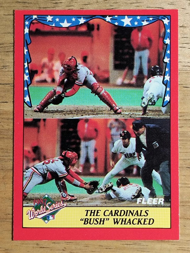 1988 Fleer World Series #2 Randy Bush