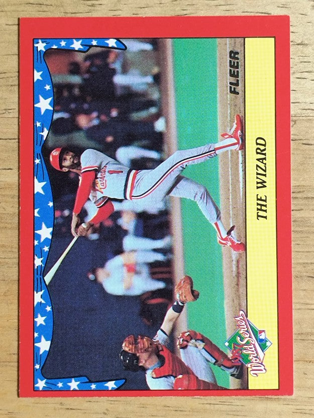 1988 Fleer World Series #4 Ozzie Smith