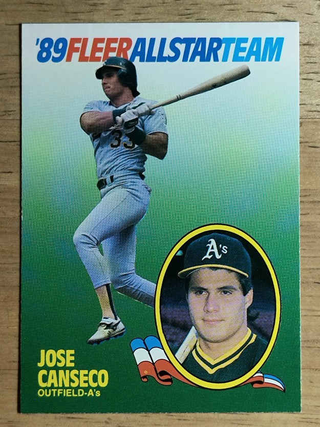 1989 Fleer All-Stars #2 Jose Canseco