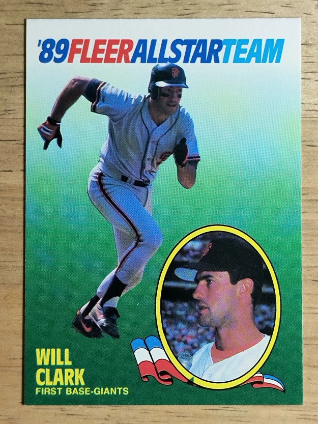 1989 Fleer All-Stars #3 Will Clark